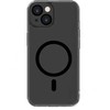 Dėklas Evelatus Apple iPhone 15 Plus Clear Case With MagSafe and Camera Protection Transparent Juodas