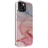 Dėklas Evelatus Apple iPhone 15 Plus PC Customized Print Design Marble Rožinė