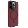 Dėklas Evelatus Apple iPhone 15 Pro Hybird Case With Magsafe PC+TPU Plum