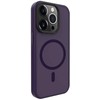 Dėklas Evelatus Apple iPhone 15 Pro Max Hybird Case With Magsafe PC+TPU Deep Violetinė