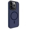Dėklas Evelatus Apple iPhone 15 Pro Max Hybird Case With Magsafe PC+TPU Dark Mėlyna