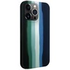 Dėklas Evelatus Apple iPhone 15 Pro Max Silicone case Multi-Colored Žalias