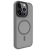 Dėklas Evelatus Apple iPhone 15 Pro Max Hybird Case With Magsafe PC+TPU Sidabrinis