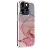 Dėklas Evelatus Apple iPhone 15 Pro Max PC Customized Print Design Marble Rožinė