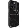 Dėklas Evelatus Apple iPhone 15 Pro Max Armor case TPU+PC Customized Print Design Marble Juodas