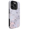 Dėklas Evelatus Apple iPhone 15 Pro Max Armor case TPU+PC Customized Print Design Marble Sidabrinis