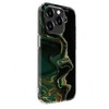 Dėklas Evelatus Apple iPhone 15 Pro PC Customized Print Design Marble Dark Žalias