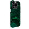 Dėklas Evelatus Apple iPhone 15 Pro PC Customized Print Design Marble Žalias