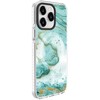 Dėklas Evelatus Apple iPhone 15 Pro PC+TPU With MagSafe Customized Print Mėlyna Marble