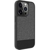 Dėklas Evelatus Apple iPhone 15 Pro Plactic Leather Magsafe Back Cover Gray