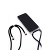 Dėklas Evelatus Samsung A70 Case with rope Juodas Transparent