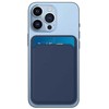 Dėklas Evelatus Universal iPhone Genuine pocket with MagSafe Mėlyna