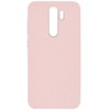 Dėklas Evelatus Xiaomi Redmi 9 Soft Touch Silicone rusvai gelsvas