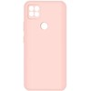 Dėklas Evelatus Xiaomi Redmi 9C / 10A Soft Touch Silicone rusvai gelsvas