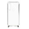 Dėklas Evelatus Xiaomi Xiaomi Redmi Note 8 / Redmi Note 8 2021 Silicone Transparent with Necklace TPU Strap Space Gray