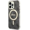 Dėklas GUESS GUHMP13LH4STK IPHONE 13 PRO / 13 6.1 "Juodas / Juodas HARDCASE 4G MAGSAFE
