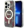 Apple iPhone 14 Pro Guess dėklas Flower MagSafe (GUHMP14LHCFWSA) žalios spalvos