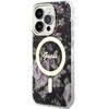 Apple iPhone 14 Pro Guess dėklas Flower MagSafe (GUHMP14LHCFWSK) juodos spalvos