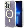 Apple iPhone 14 Pro Max Guess dėklas 4G MagSafe (GUHMP14XH4STU) violetinės spalvos