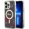 Apple iPhone 14 Pro Max Guess dėklas Flower MagSafe (GUHMP14XHCFWSA) žalios spalvos