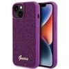 Dėklas GUESS GUHCP15SPMSDGSF IPHONE 15/14/13 6.1 "FUKSJA / FUSCHIA HARDCASE DISCO METAL SCRIPT