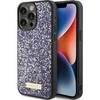 Dėklas GUESS GUHCP15LPFGSBSBSBSPP IPHONE 15 PRO 6.1 "PURPLE/PURPLE HARDCASE RHINESTONE METAL LOGO