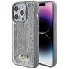 Apple iPhone 15 Pro Max Guess dėklas Sequin Script Metal (GUHCP15XPSFDGSS) sidabrinės spalvos