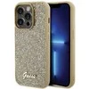 GUESS GUHCP15XPMSDGSD IPHONE 15 PRO MAX 6.7" AUKSINIS/AUKSINIS KIETAS DĖKLAS DISCO METAL SCRIPT