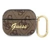 Dėklas Guess - Guess 4G Script PC/PU Case for AirPods Pro Brown