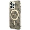 GUESS GUHMP13LH44 IPHONE 13 PRO / 13 6.1" RUDAS / RUDAS KIETAS DĖKLAS 4G MAGSAFE