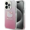Apple iPhone 15 Pro Max Hello Kitty dėklas IML Gradient Electrop Kitty Head (HKHCP15XHDGKEP) rožinės spalvos