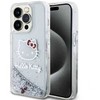 „Hello Kitty“ skystas blizgantis galvanizavimo galvutės logotipo dėklas, skirtas „iPhone 13 Pro“, skaidrus