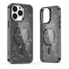 Hurtel Glitter MagSafe Apple iPhone 16 – dėklas telefonui juodos spalvos
