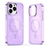 Hurtel Glitter MagSafe Apple iPhone 16 Pro Max – dėklas telefonui violetinės spalvos