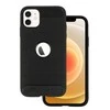 Dėklas iLike Apple IPHONE 11 BACK CASE CARBON Juodas