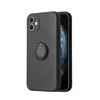 Dėklas iLike Apple IPHONE 12 PRO MAX SILICONE CASE RING Juodas