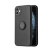 Dėklas iLike Apple IPHONE 13 PRO MAX SILICONE RING Juodas