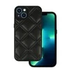 Dėklas iLike Apple IPHONE 14 LEATHER 3D CASE Juodas