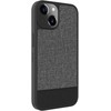 Dėklas iLike Apple iPhone 14 Plastic Leather Back Cover Gray