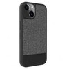 Dėklas iLike Apple iPhone 14 Plastic Leather Back Cover Gray