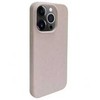 Dėklas iLike Apple iPhone 14 Pro Max Silicone plastikas case Eco Print Design rusvai gelsvas