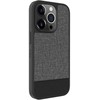 Dėklas iLike Apple iPhone 14 Pro Plastic Leather Back Cover Gray