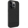 Dėklas iLike Apple iPhone 14 Pro Plastic Leather Back Cover Juodas