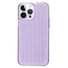 Dėklas iLike Apple iPhone 14 Pro Silicone case Shine Transparent Violet