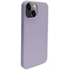 Dėklas iLike Apple iPhone 14 Silicone plastikas case Eco Print Design Flower Violetinė