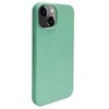 Dėklas iLike Apple iPhone 14 Silicone plastikas case Eco Print Design Flower Žalias