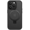 Dėklas iLike Apple iPhone 15 Pro Kickstand Case with MagSafe Juodas