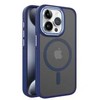 Dėklas iLike Apple iPhone 15 Pro Max DUAL METAL FRAME MAGSAFE CASE Mėlyna