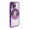 Dėklas iLike Apple iPhone 15 Pro Max IH MAGSAFE HIDDEN STAND COVER Violetinė