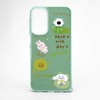Dėklas iLike Samsung Galaxy A15 EPOXY CARTOON COVER Light Žalias
